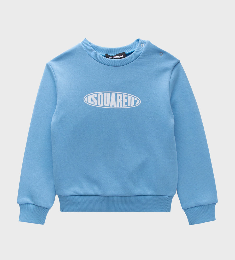 Baby Printed Logo Sweater Blue