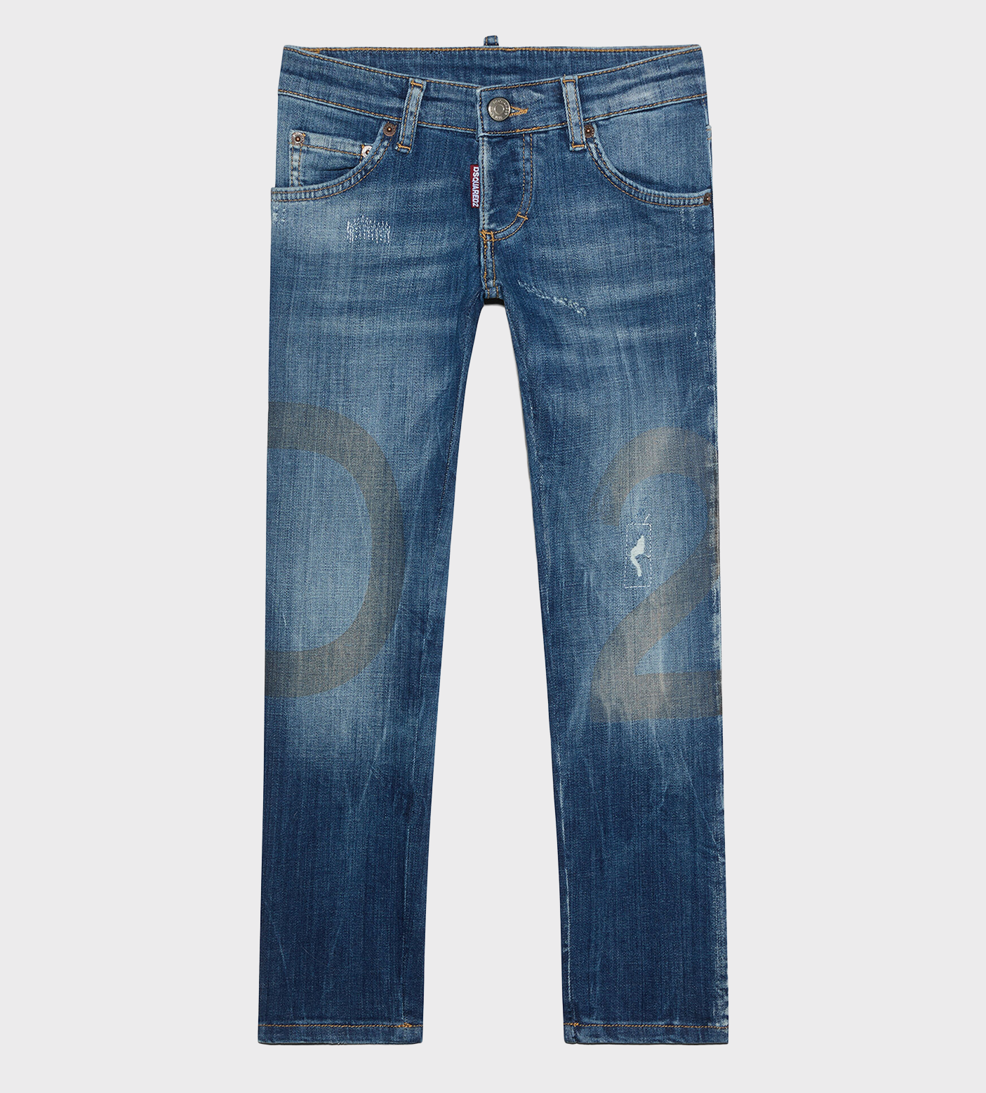Cool Guy Distressed Skinny Jeans Blue