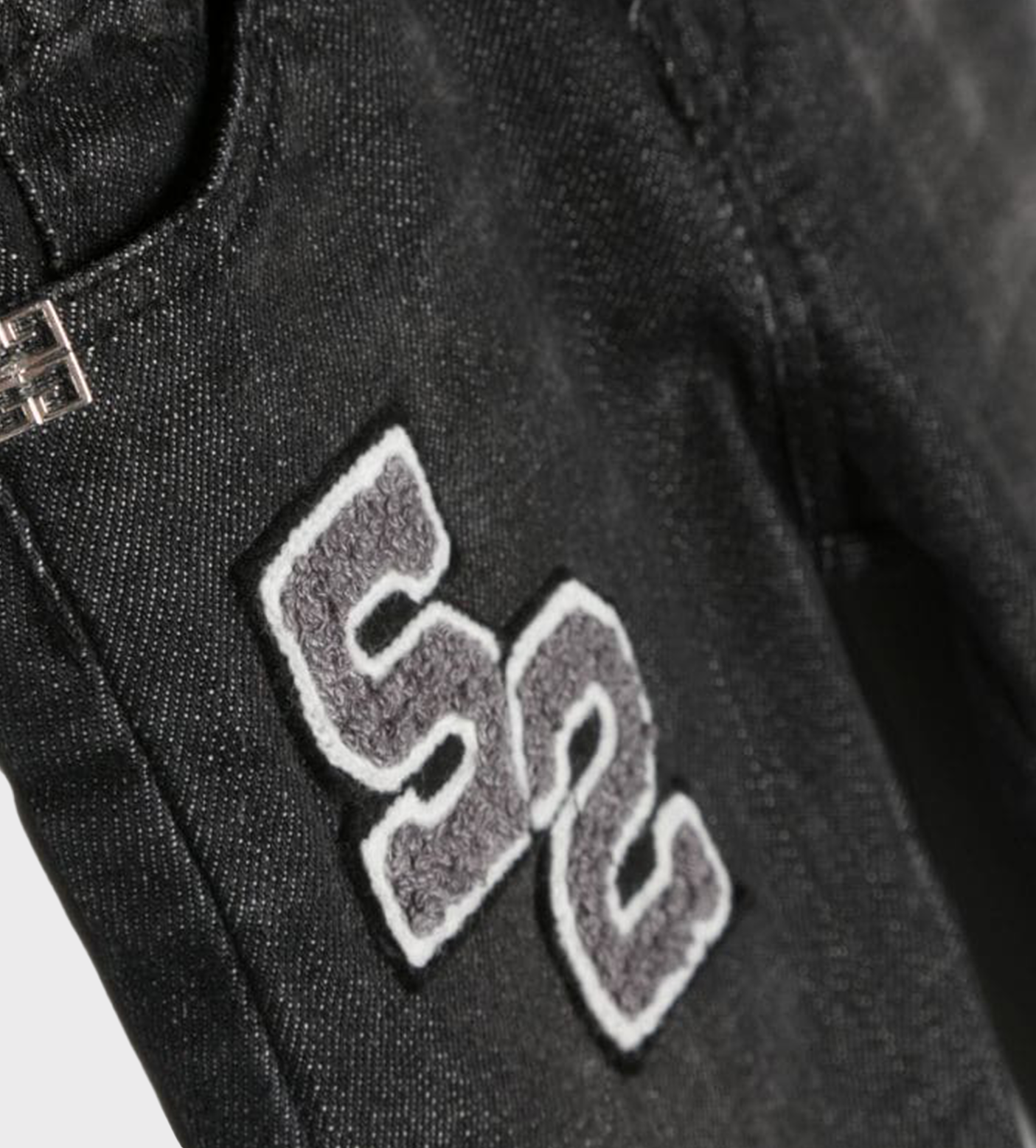 Baby Logo-Patch Jeans Black