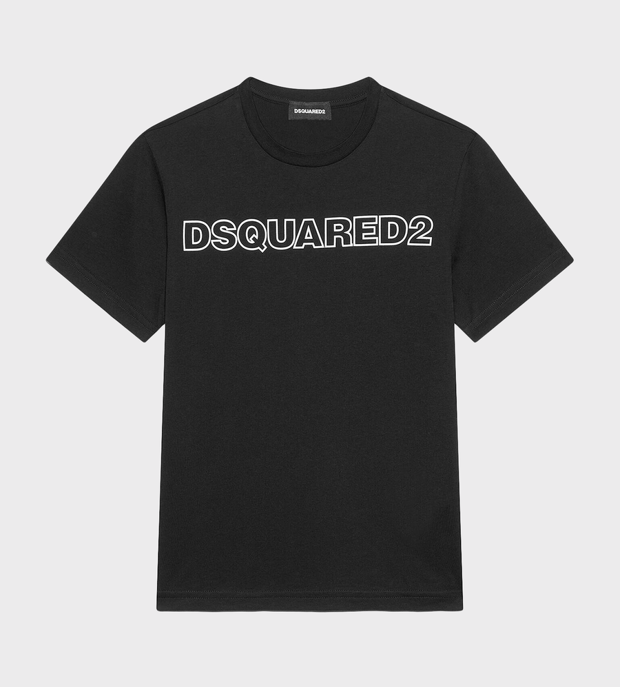 Logo-Print Cotton T-shirt Black