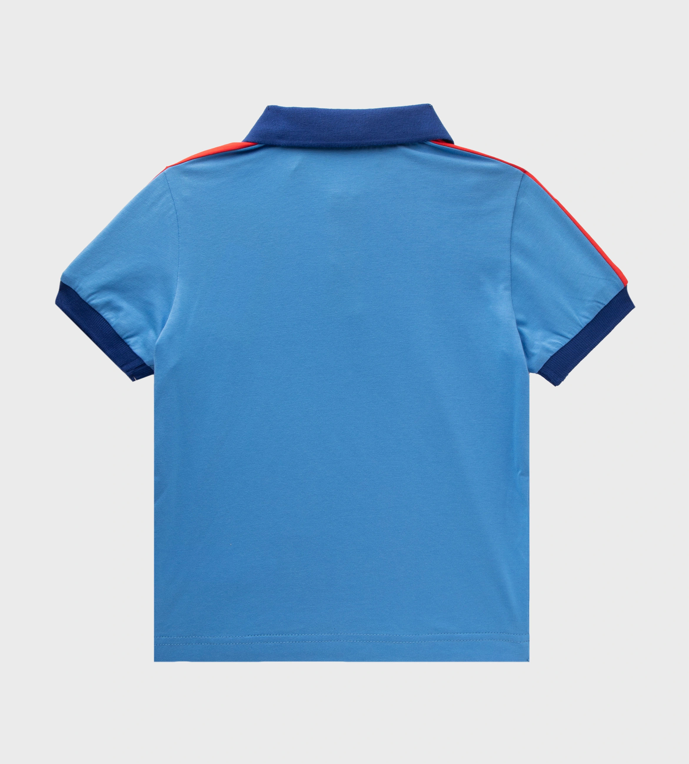 Logo-print Polo Shirt Blue