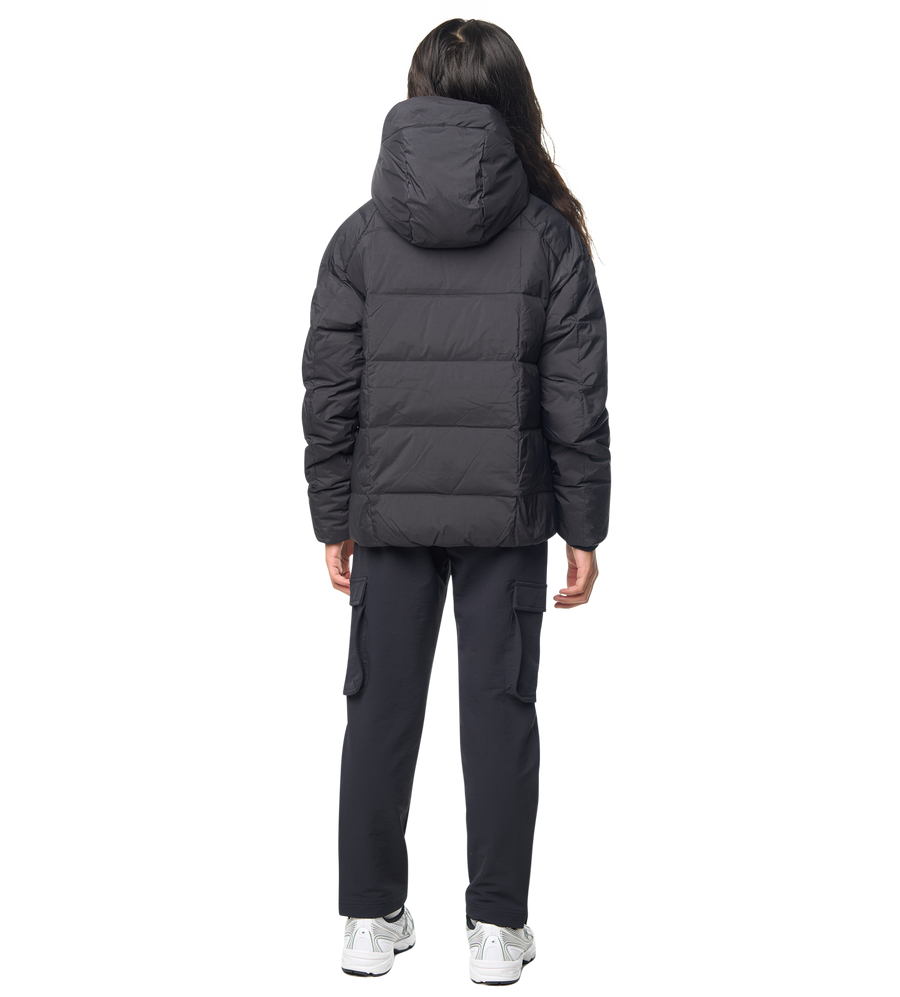 Square Logo Puffer Jacket Black