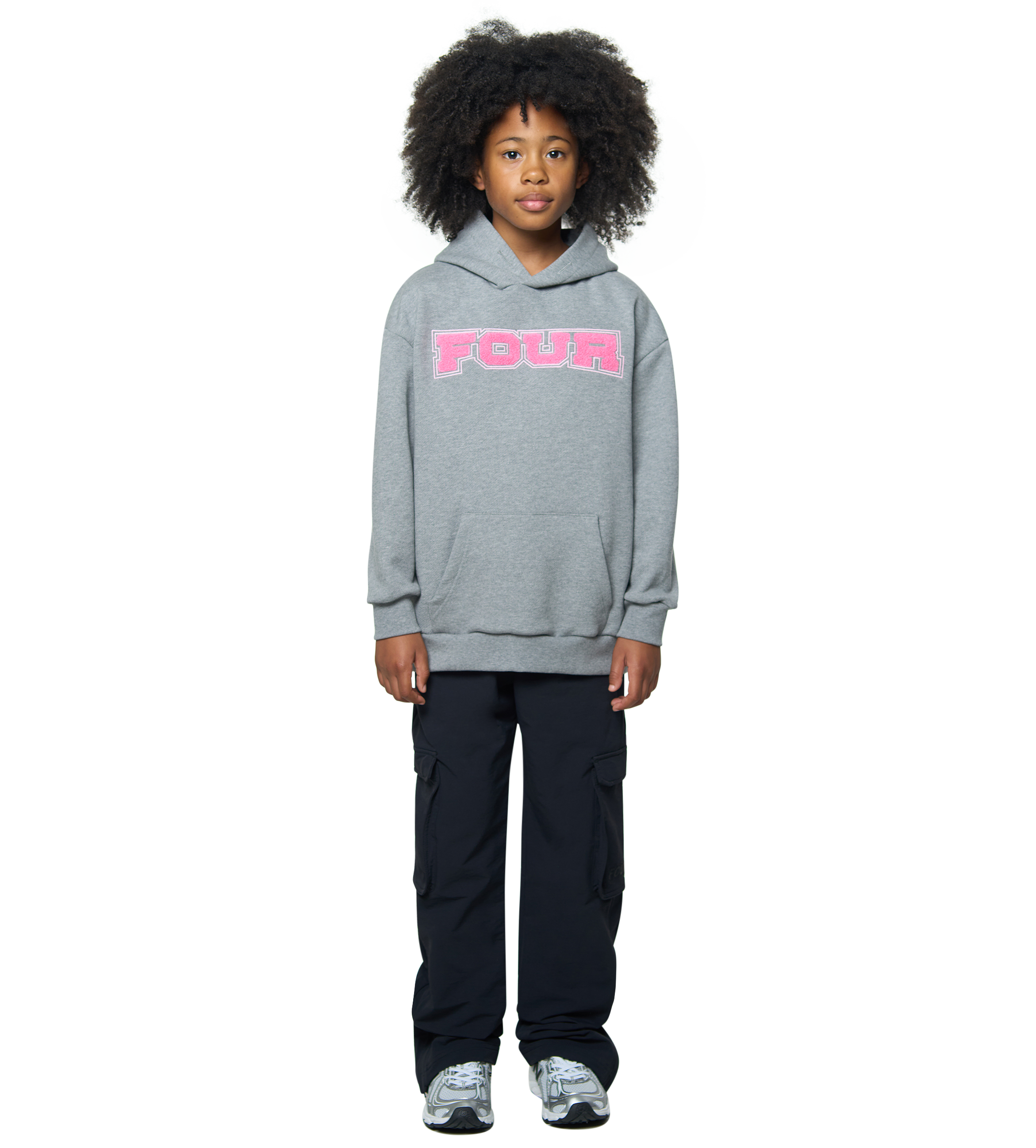 Compressed Hoodie Grey Melange