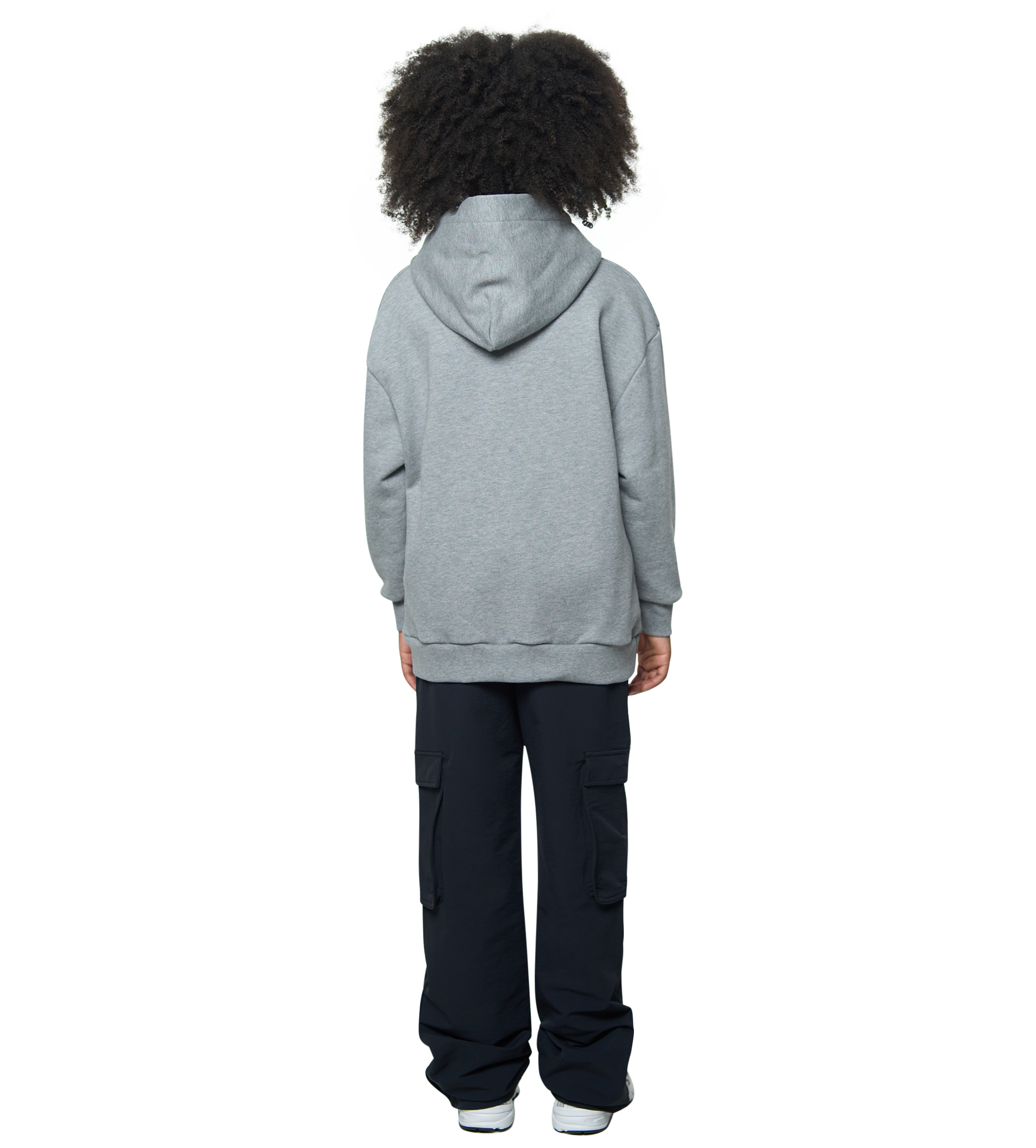 Compressed Hoodie Grey Melange
