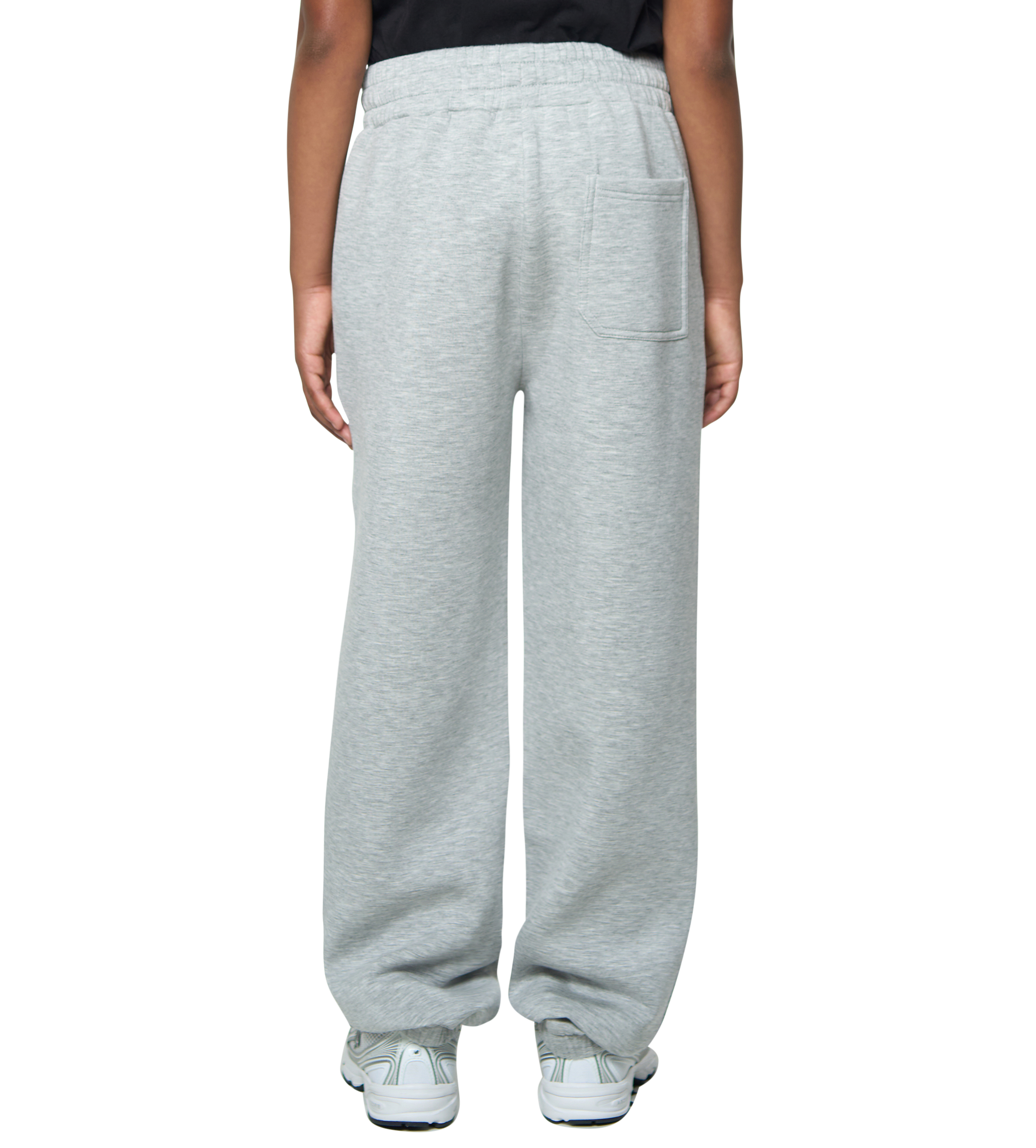 Circles Scuba Straight Leg Cuffed Grey Melange