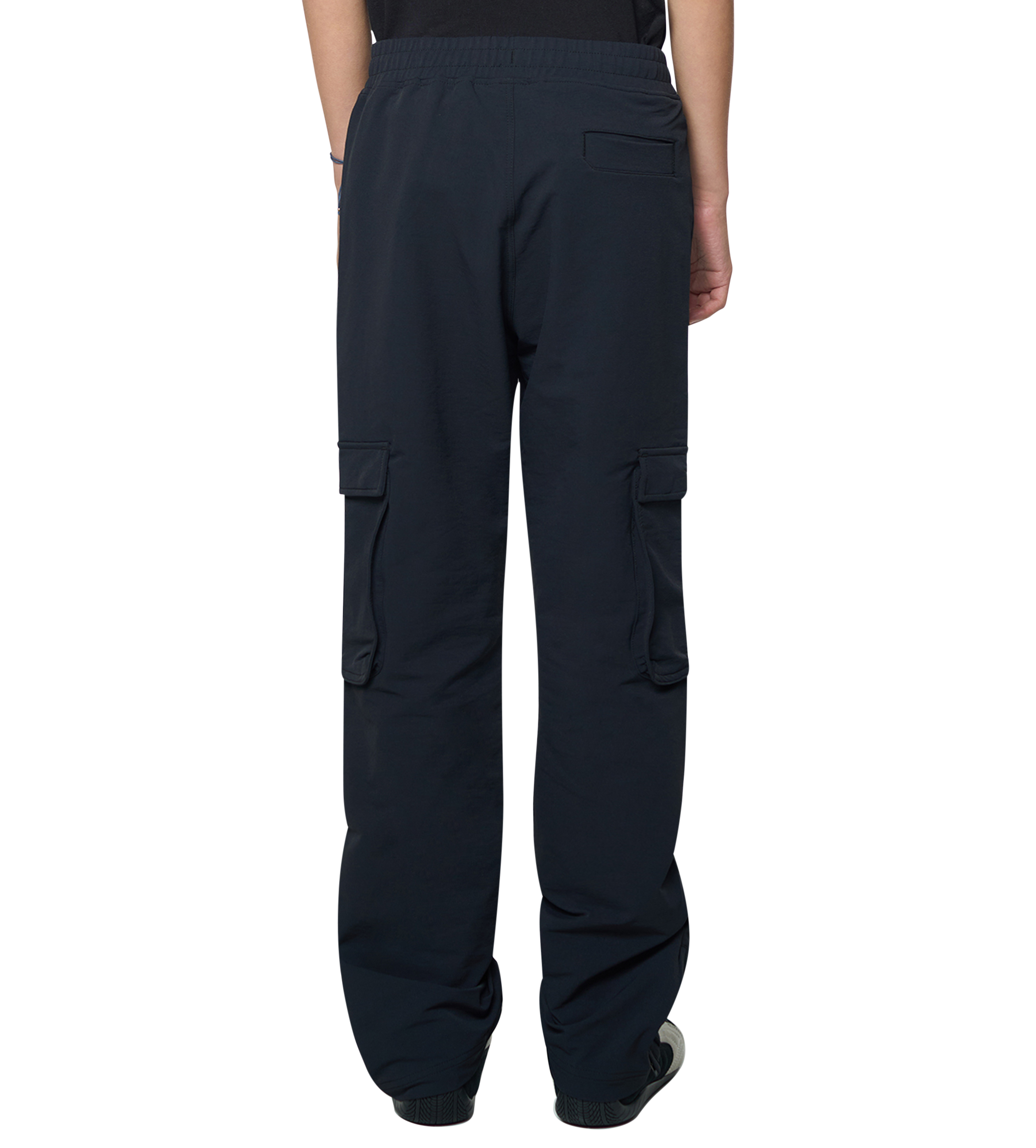 Circles Nylon Pants Black