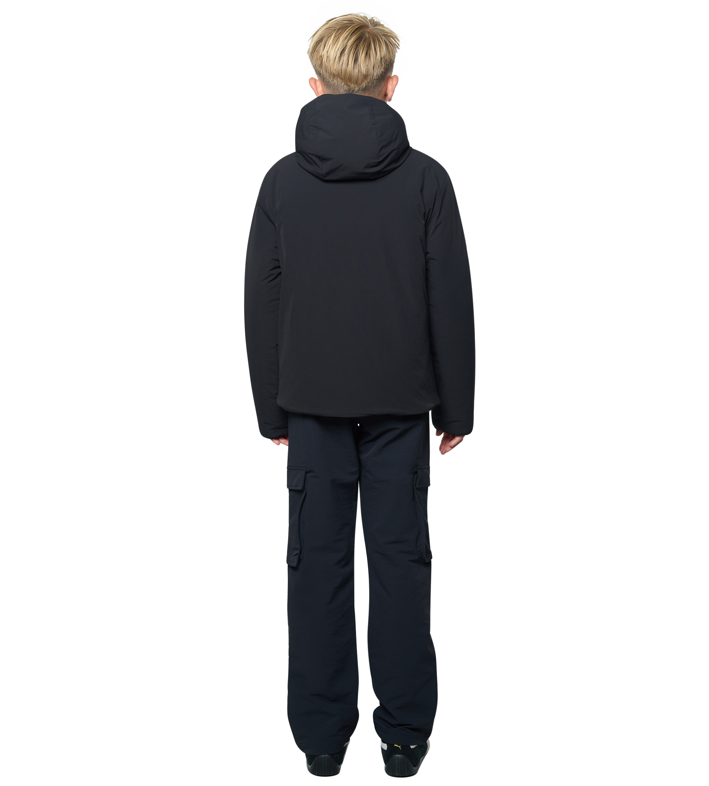 Square Logo Inbetween Jacket Black