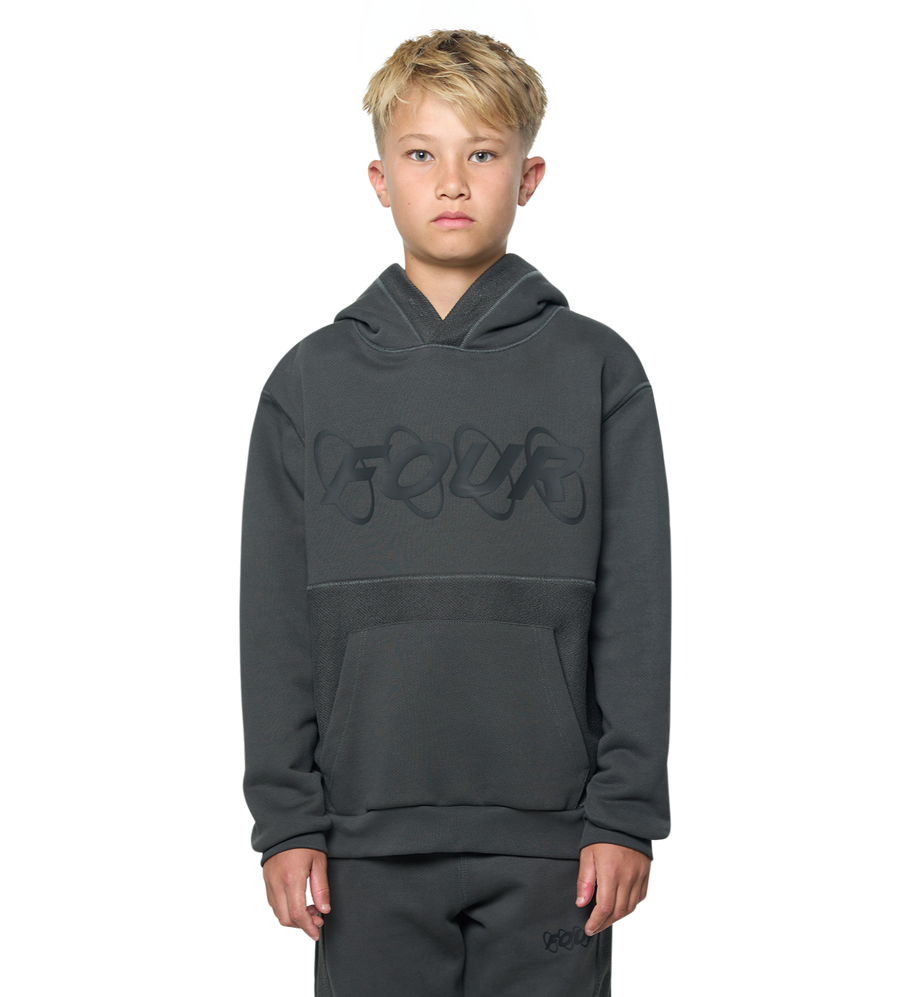 Circles Inside Out Hoodie Raven