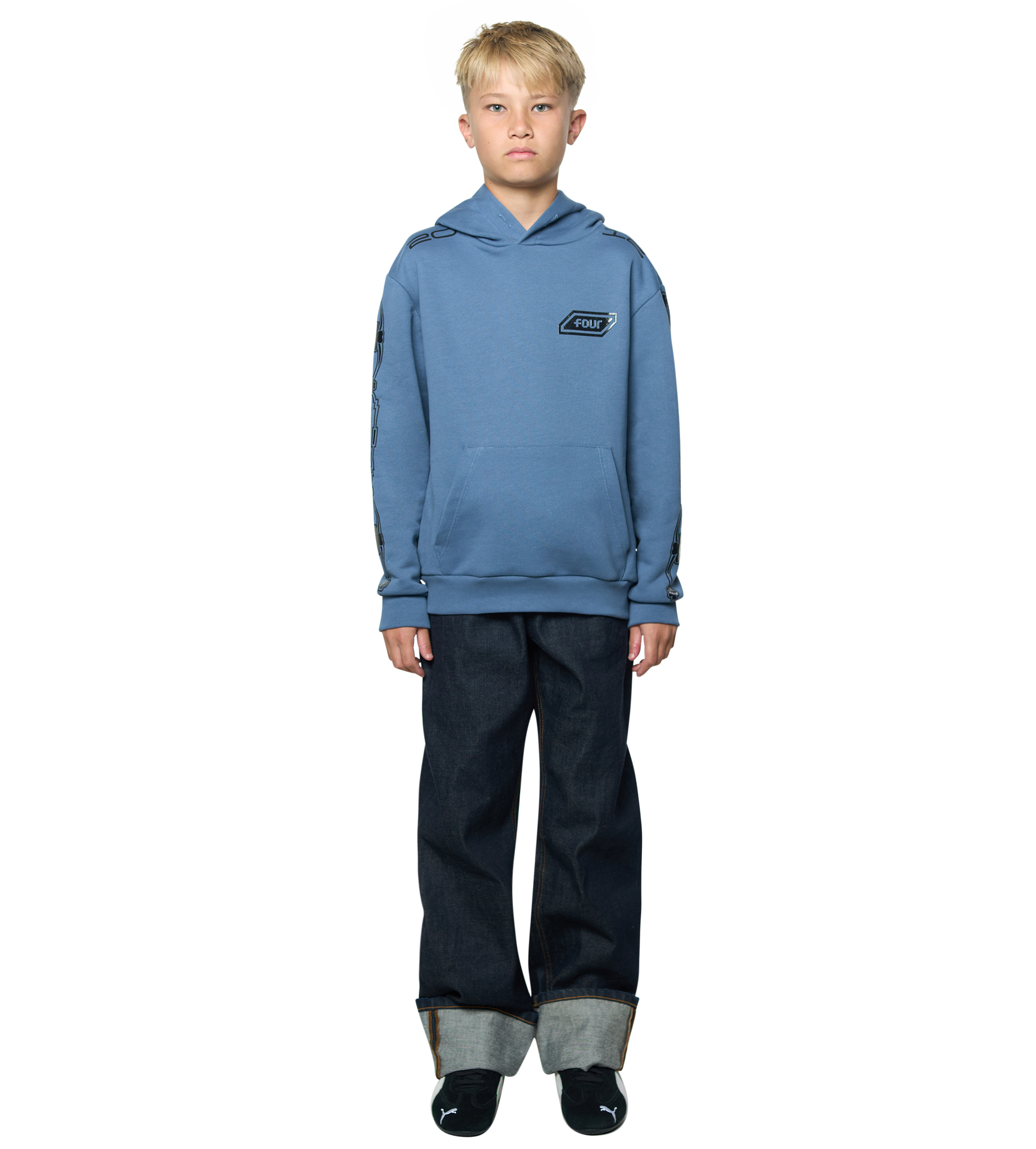 Race Comp Hoodie Bearing Sea