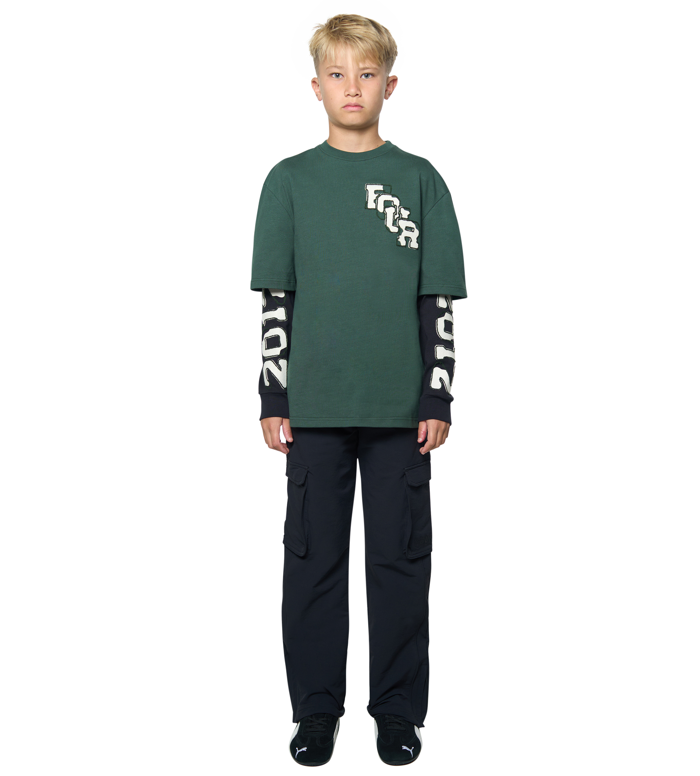 Decayed DL Longsleeve Deep Forest/ Raven