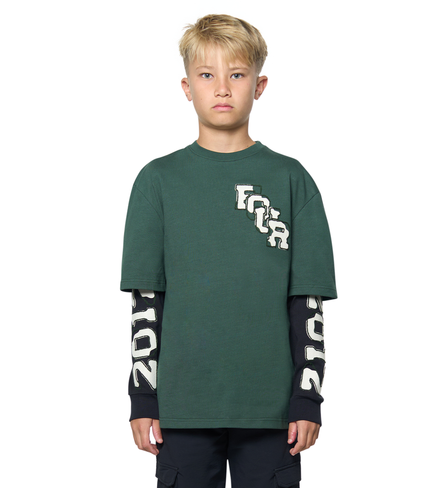 Decayed DL Longsleeve Deep Forest/ Raven