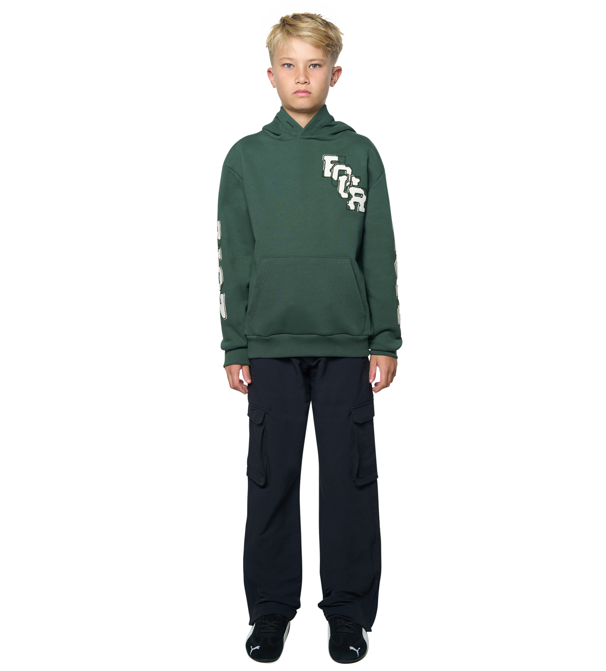 Decayed Hoodie Deep Forest