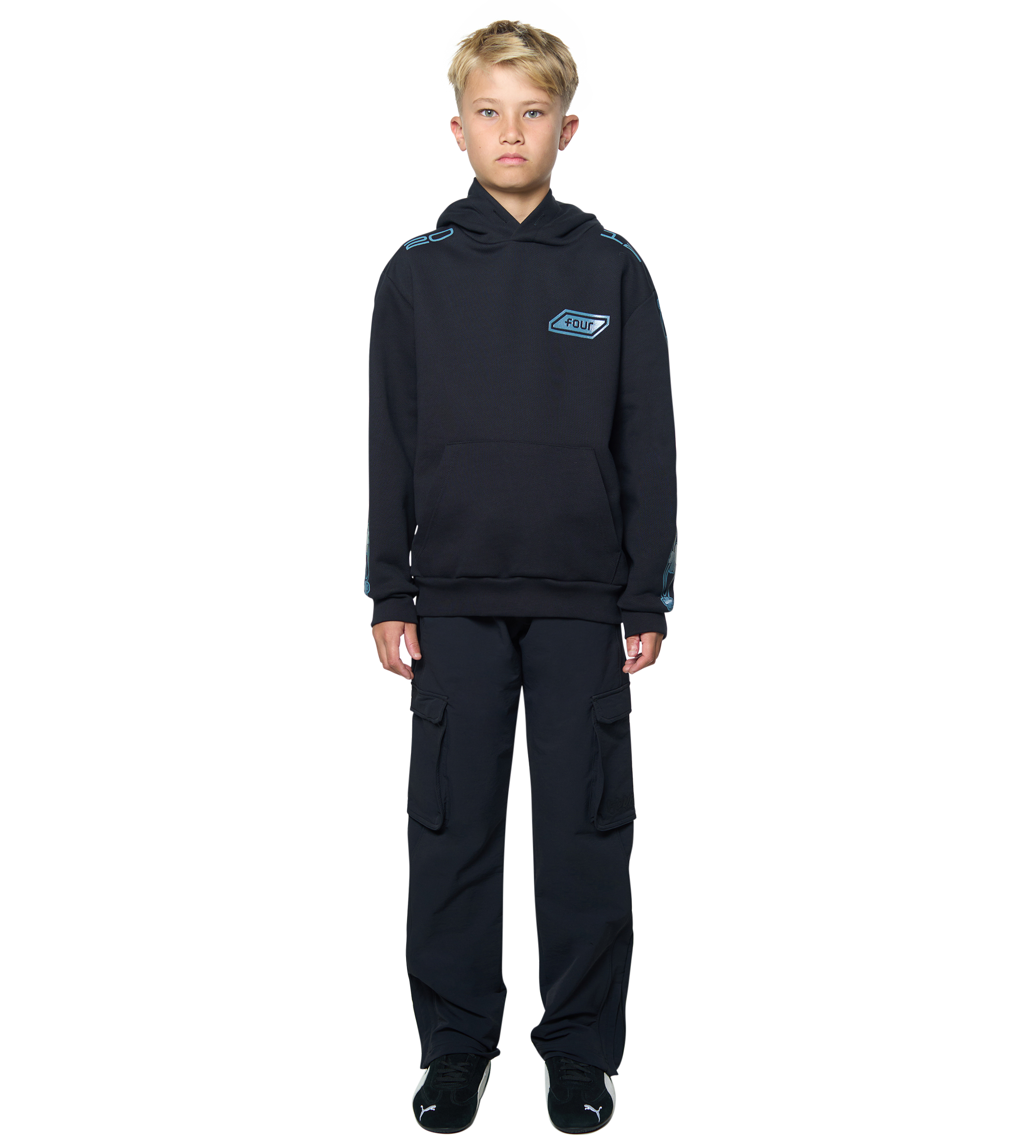 Race Comp Hoodie Black
