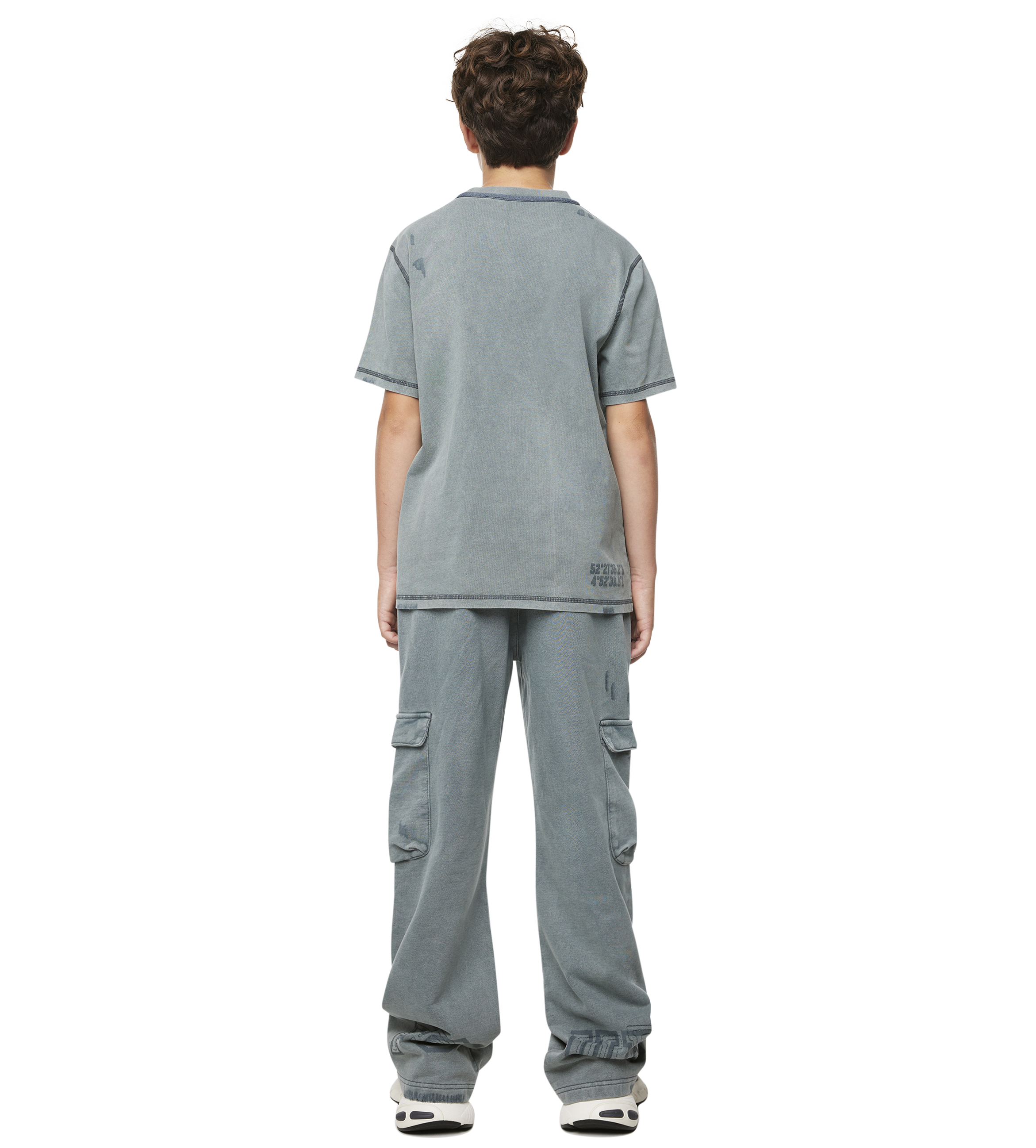 Arch T-shirt Washed Grijs