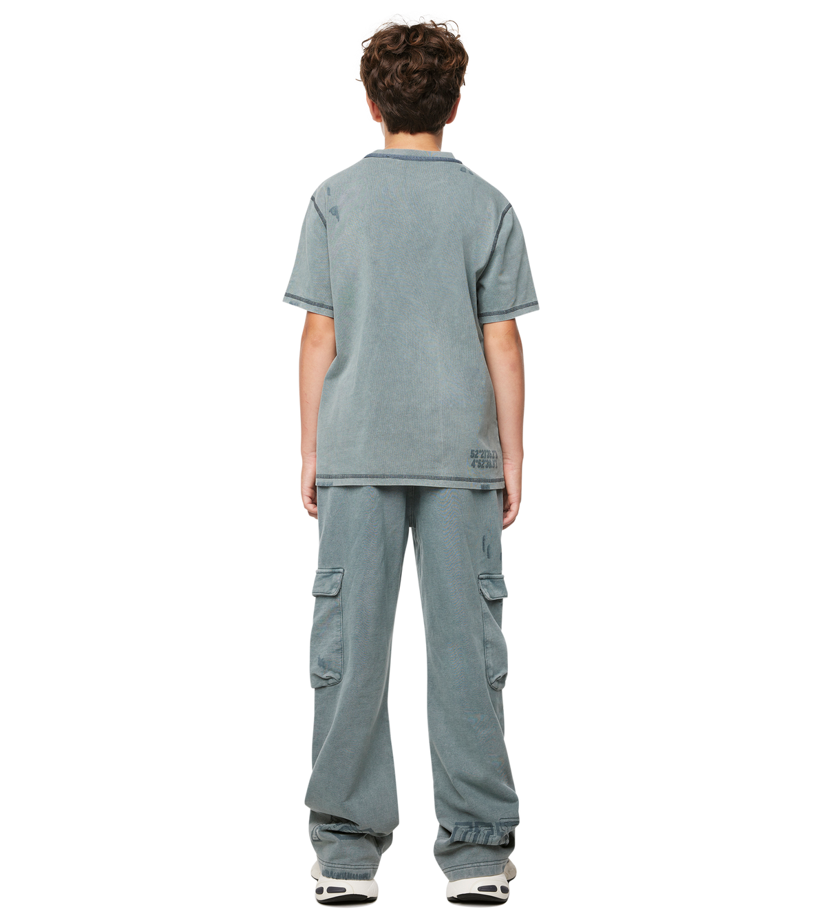 Arch T-shirt Washed Grijs