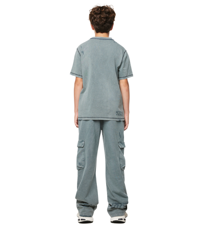 Arch T-shirt Washed Grijs