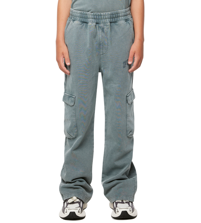 Arch Cargo Sweatpants Washed Grijs