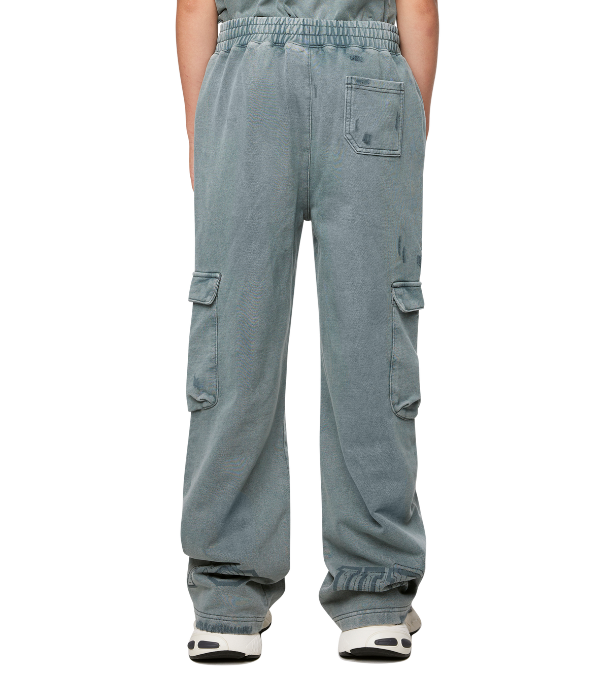 Arch Cargo Sweatpants Washed Grijs