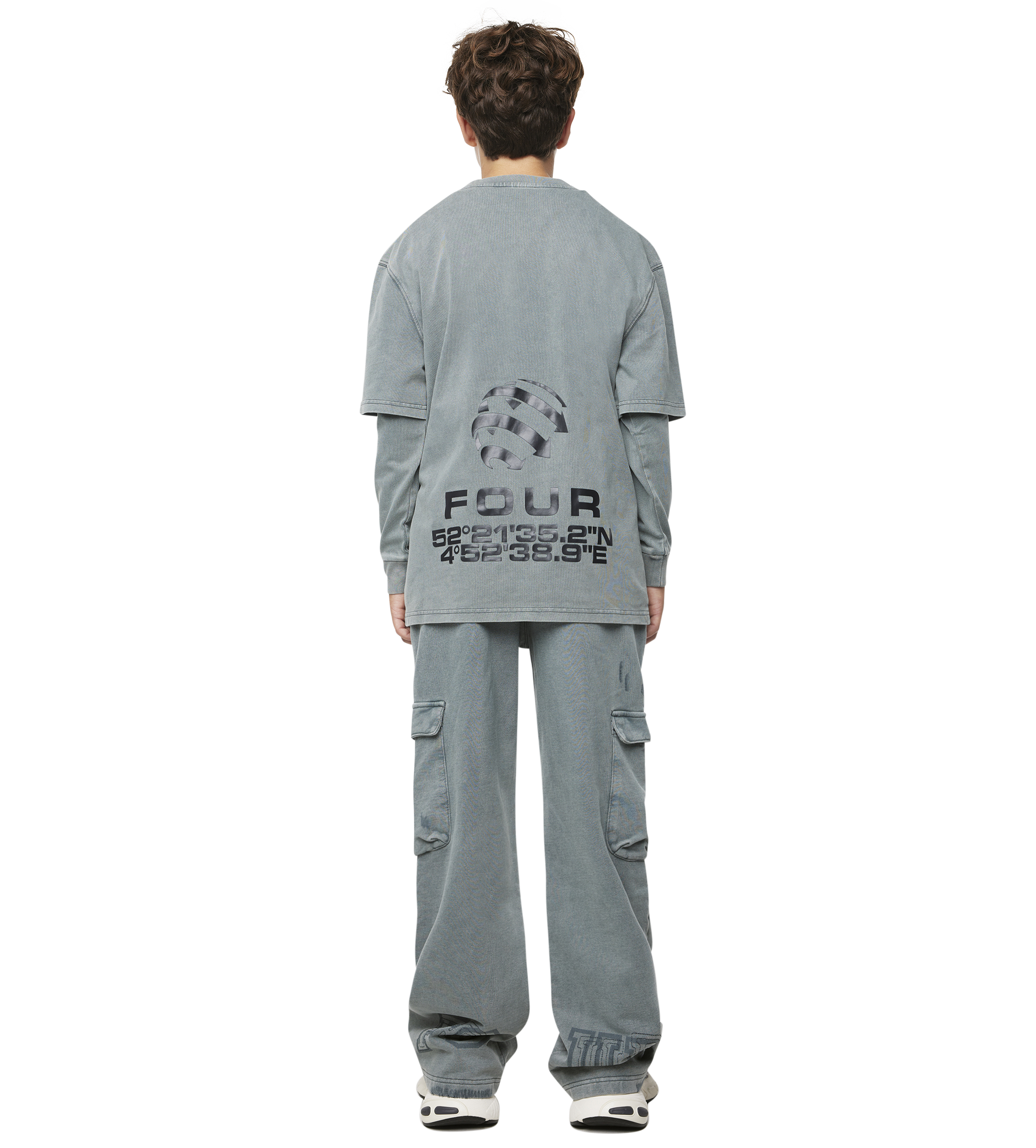 Arch DL longsleeve Washed Grijs
