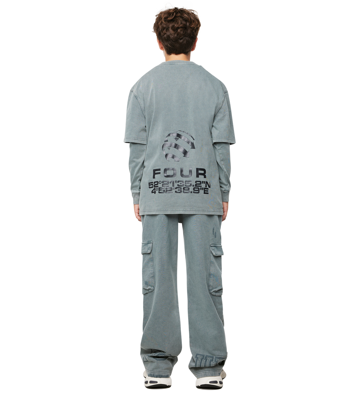 Arch DL longsleeve Washed Grijs