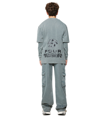 Arch DL longsleeve Washed Grijs