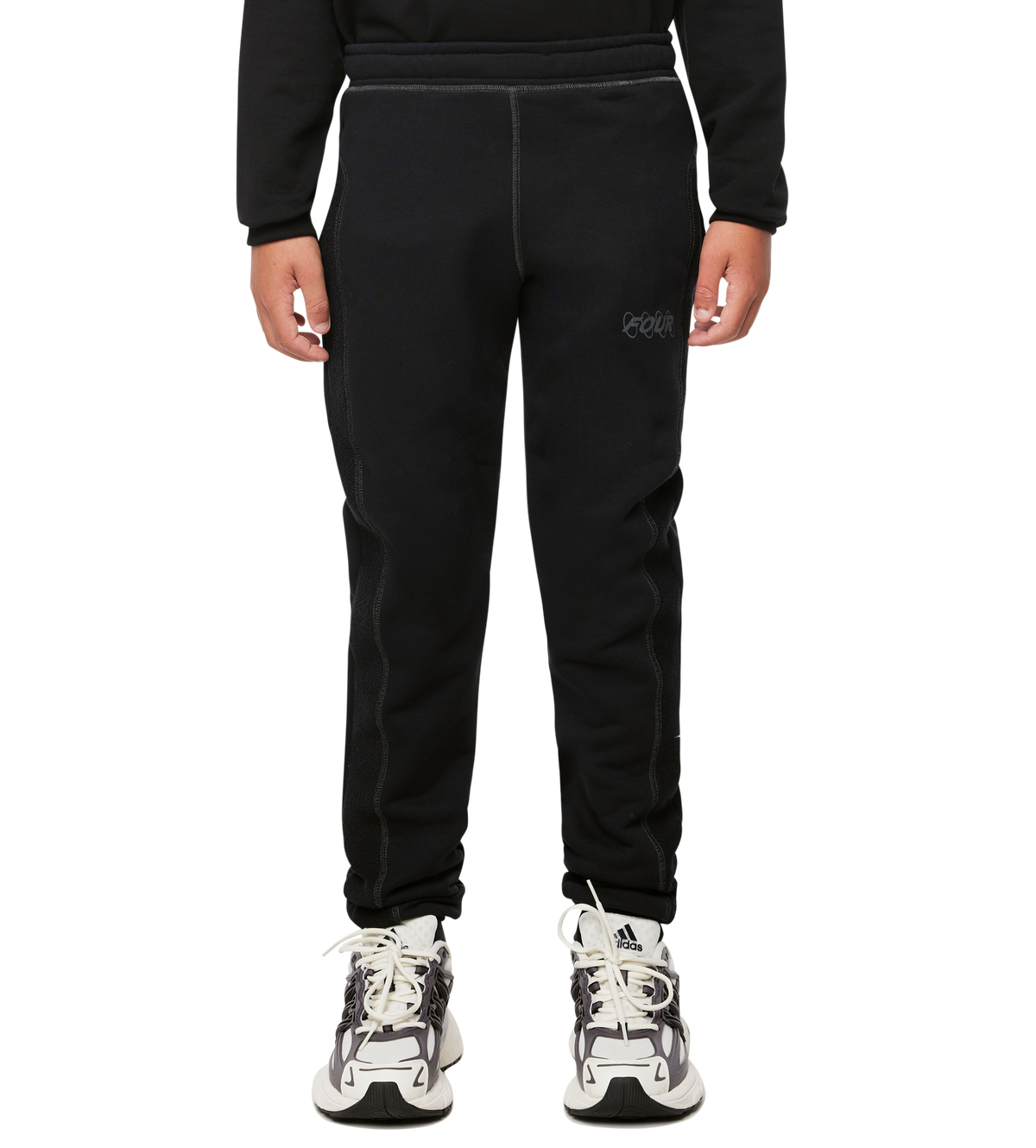 Circles Inside Out Sweatpants Black