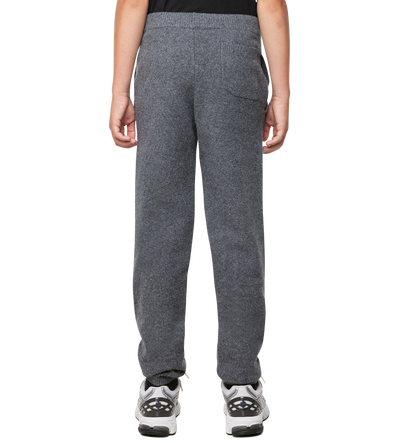 Knitted Pants Cuffed Dark Grey