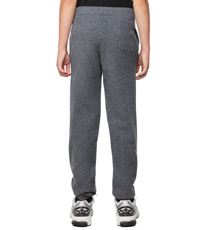Gebreide Broek Cuffed Donkergrijs