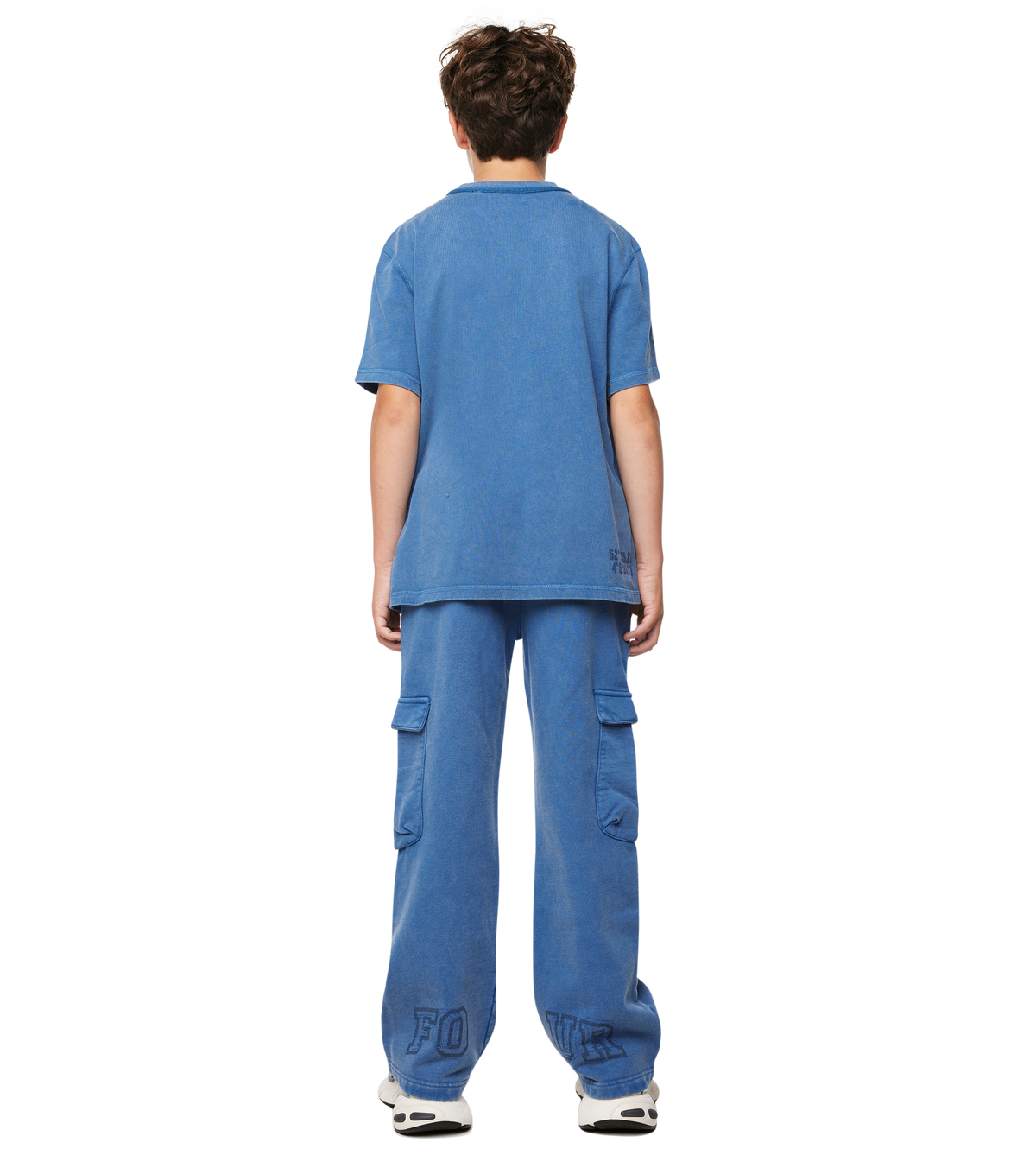 Arch T-shirt Washed Blauw