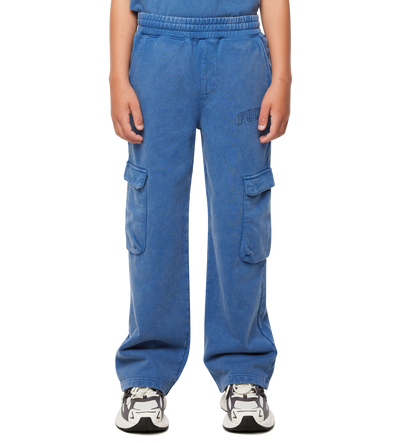 Arch Cargo Sweatpants Washed Blauw