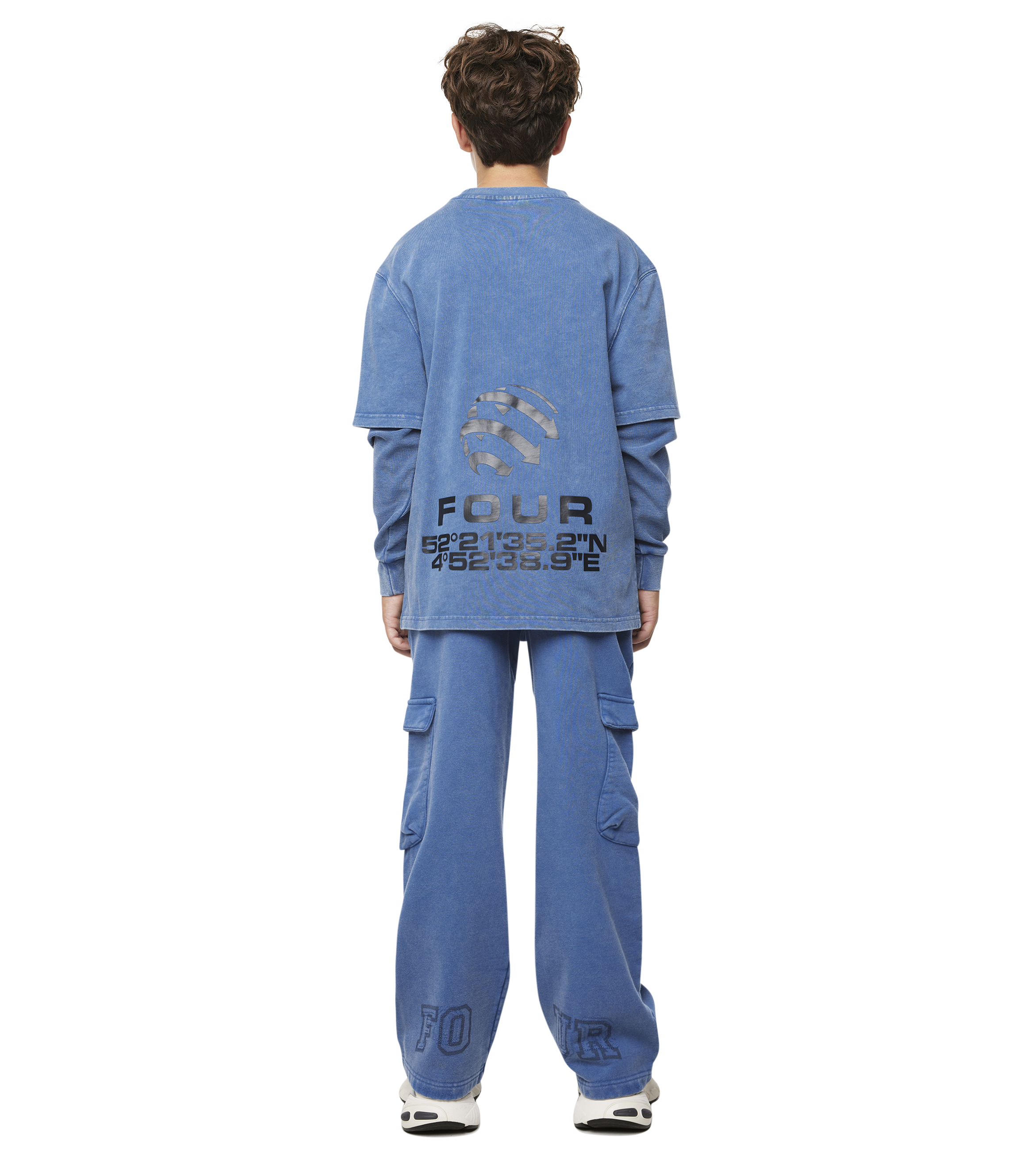 Arch DL longsleeve Washed Blauw