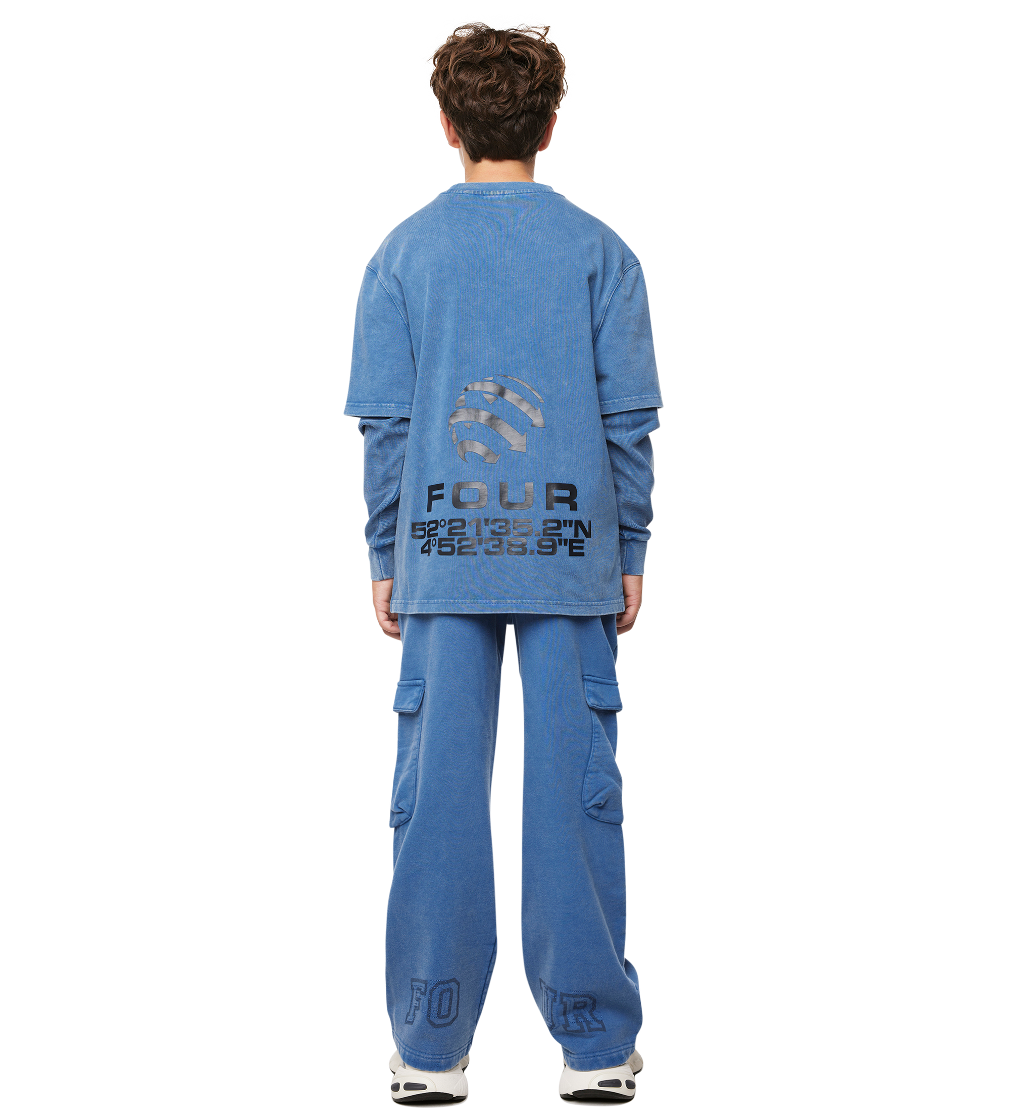 Arch DL longsleeve Washed Blauw