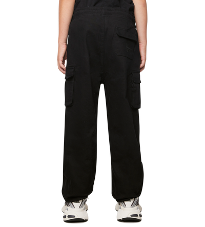 Logo Parachute Pants Black