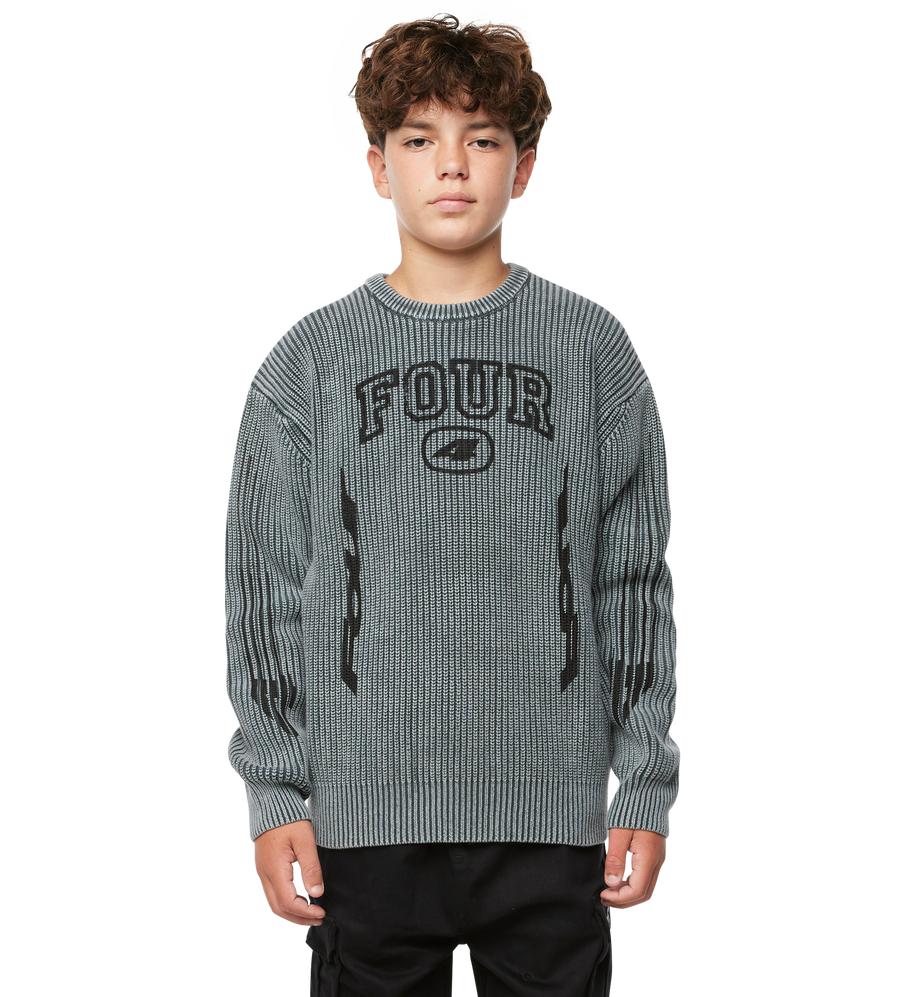 Arch Cotton Crewneck Grey