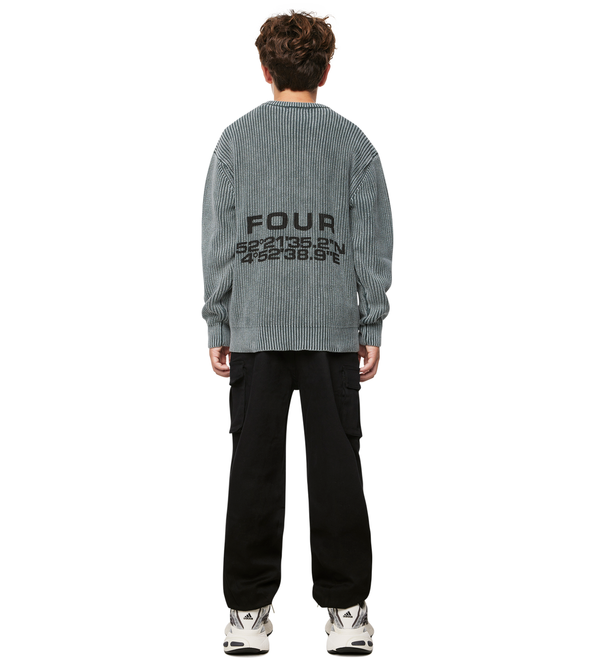 Arch Gebreide Crewneck Grijs