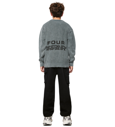 Arch Gebreide Crewneck Grijs