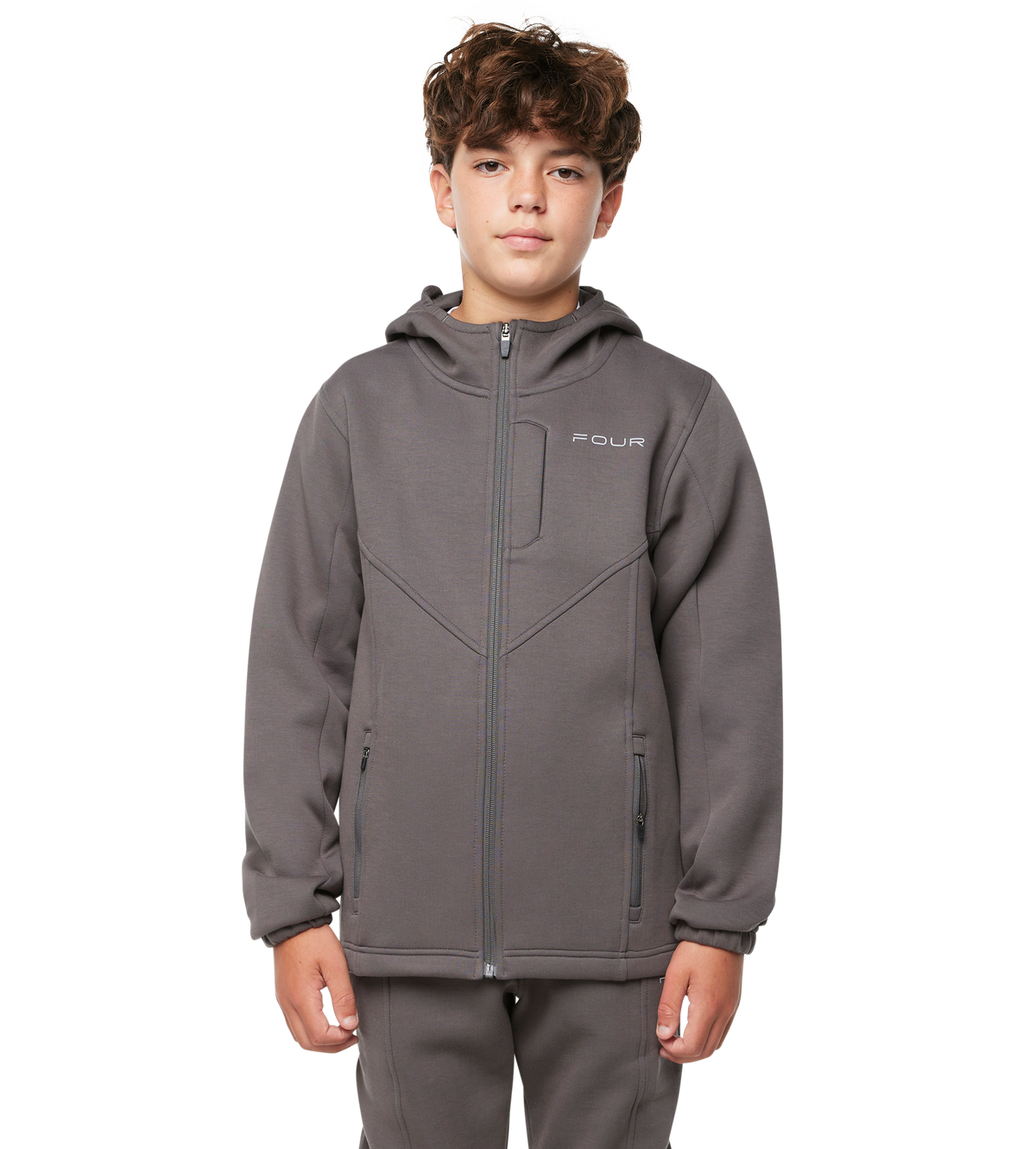 Sportswear Fleece Track Jacket Donkergrijs