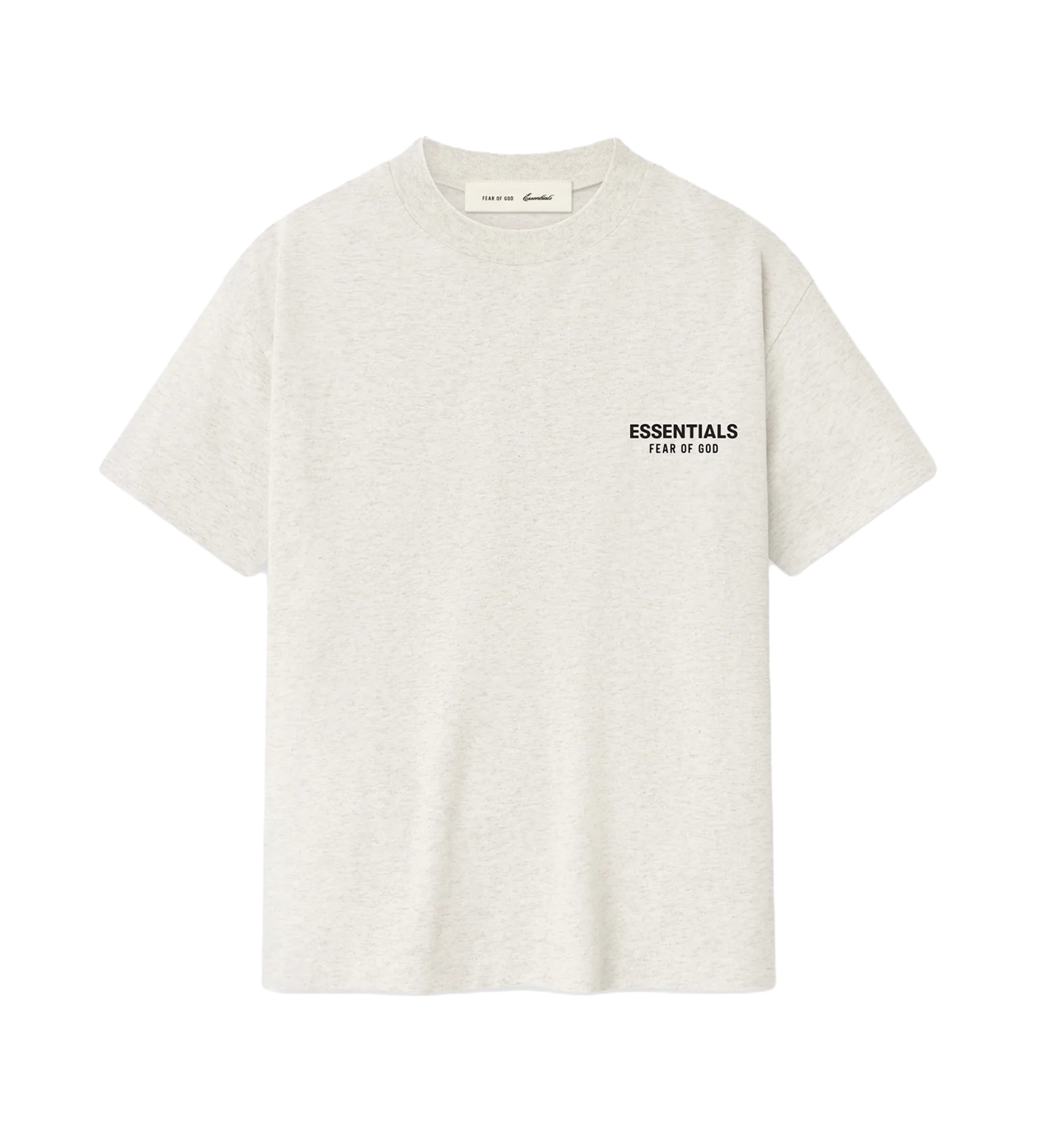 Essentials Classic Short Sleeve Tee in Heather Oatmeal (Kids)