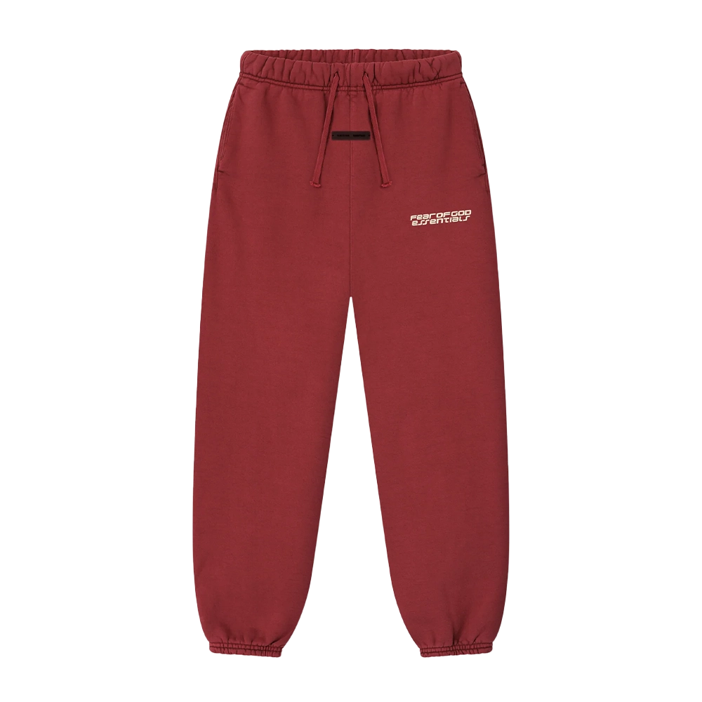 Essentials Classic Sweatpants in Crimson Red (Kids)