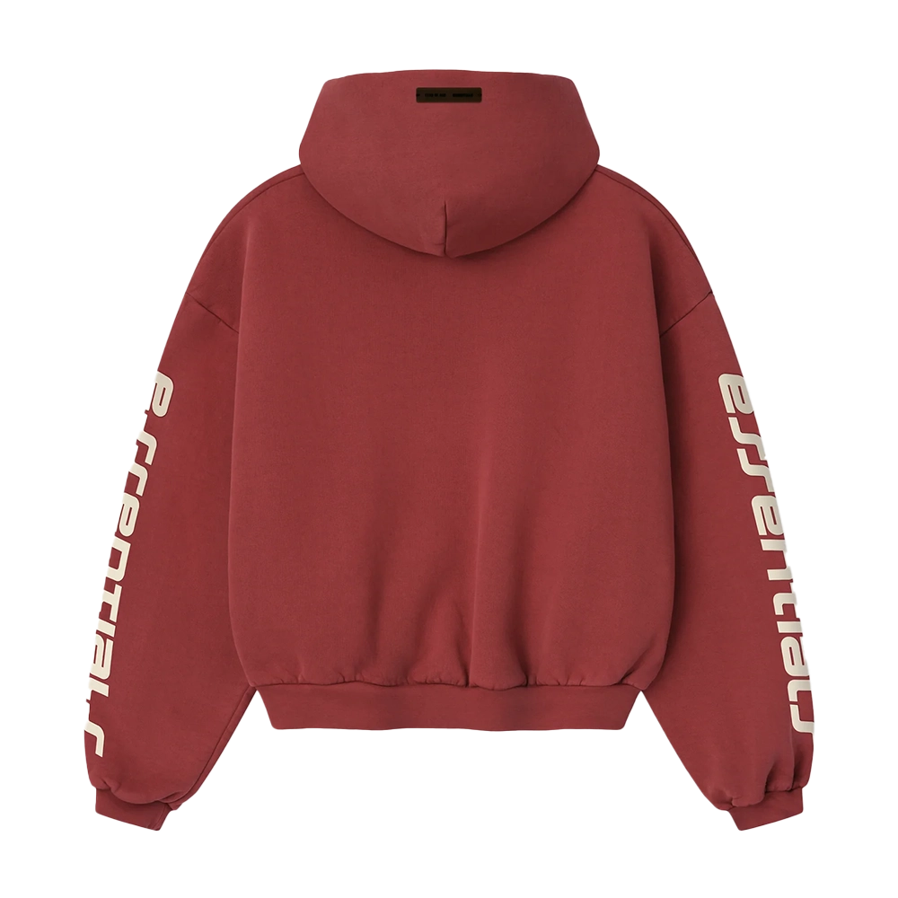 Essentials Classic Hoodie in Crimson Red (Kids)