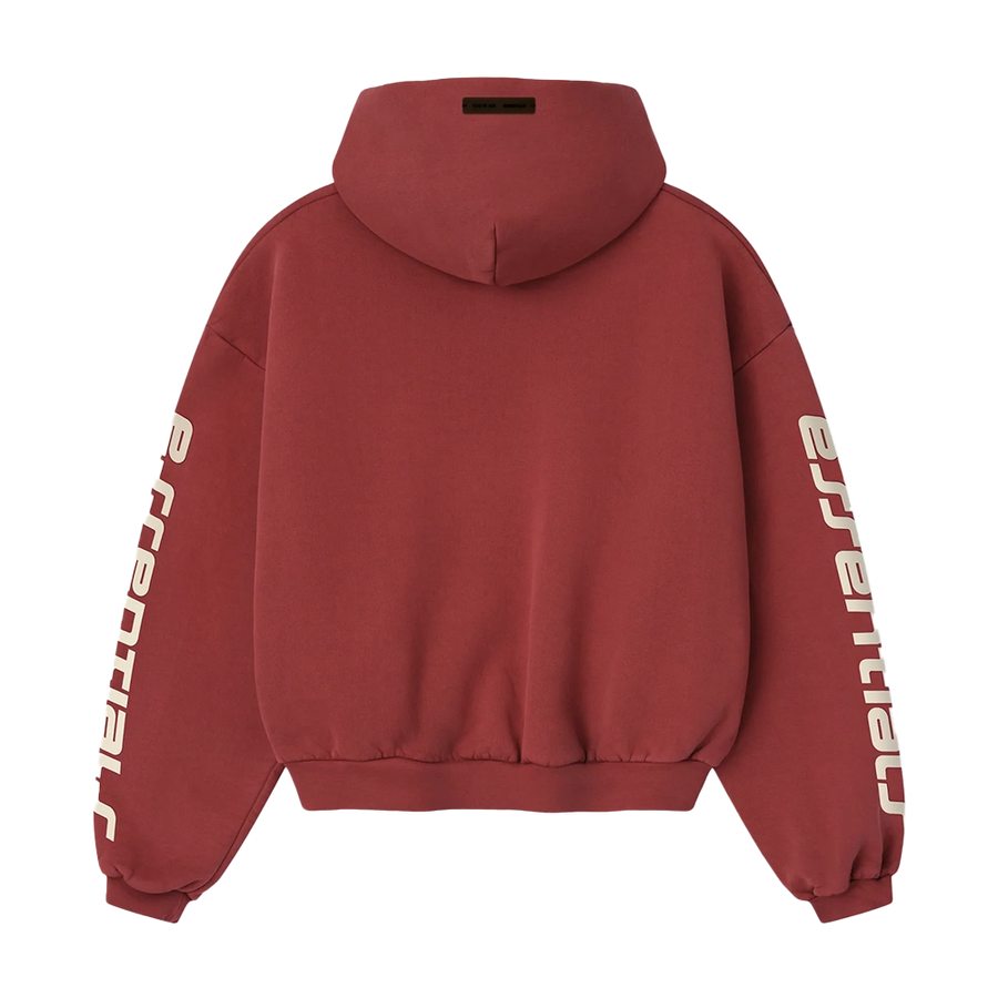 Essentials Classic Hoodie in Crimson Red (Kids)
