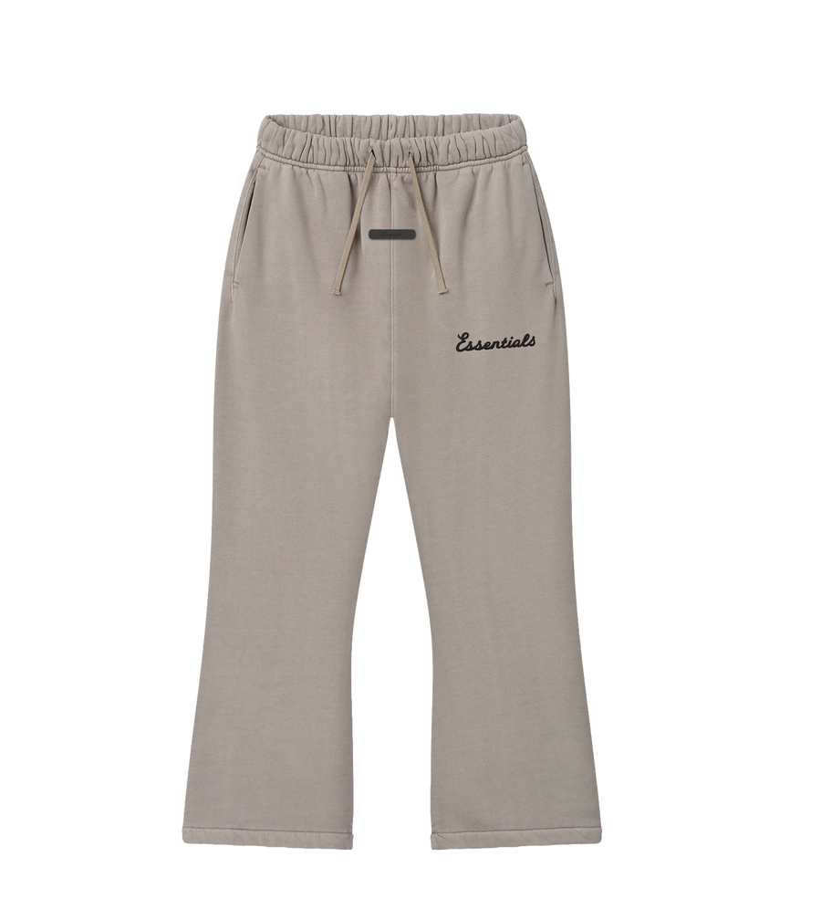 Essentials Training Flare Sweatpant in Faded Seal (Kids)