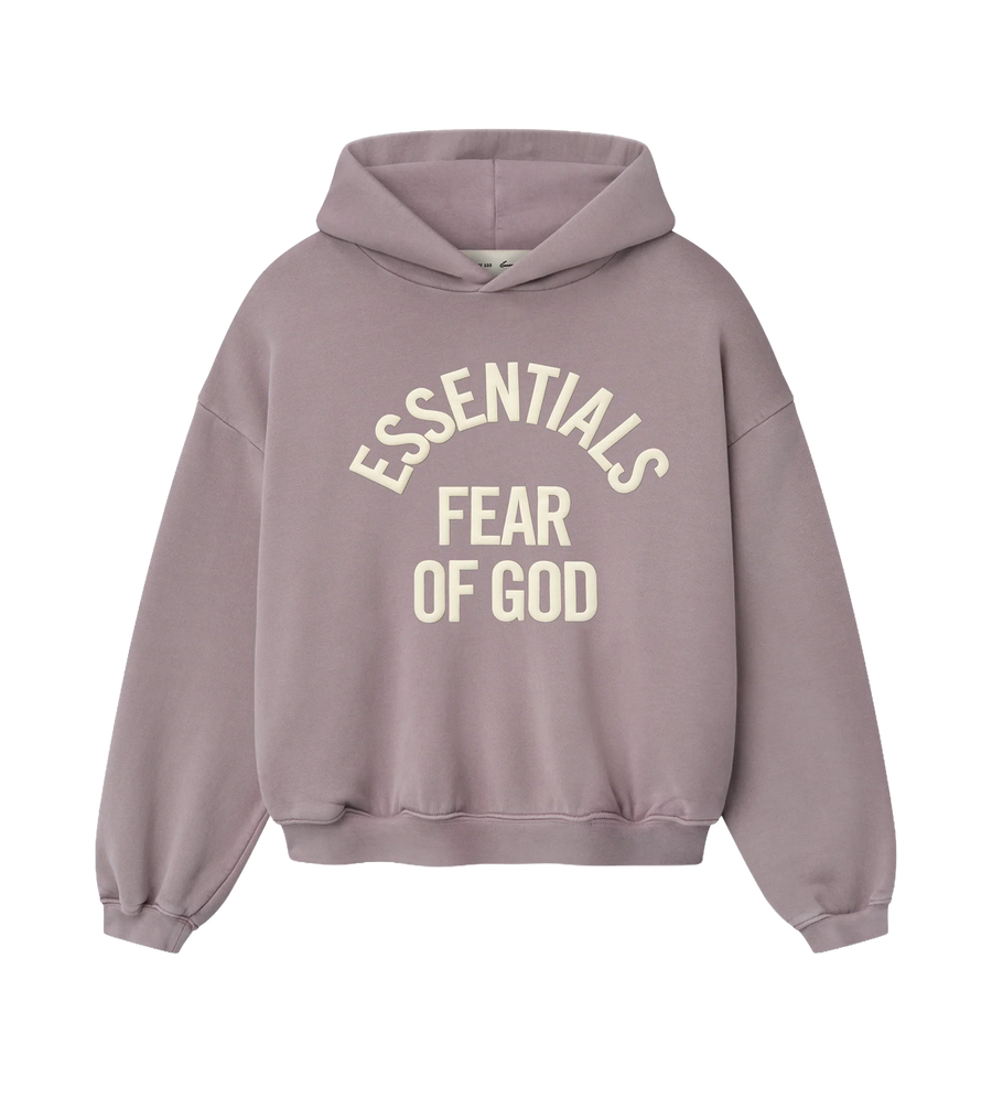 Essentials Campus 90s Hoodie in Faded Mauve (Kids)