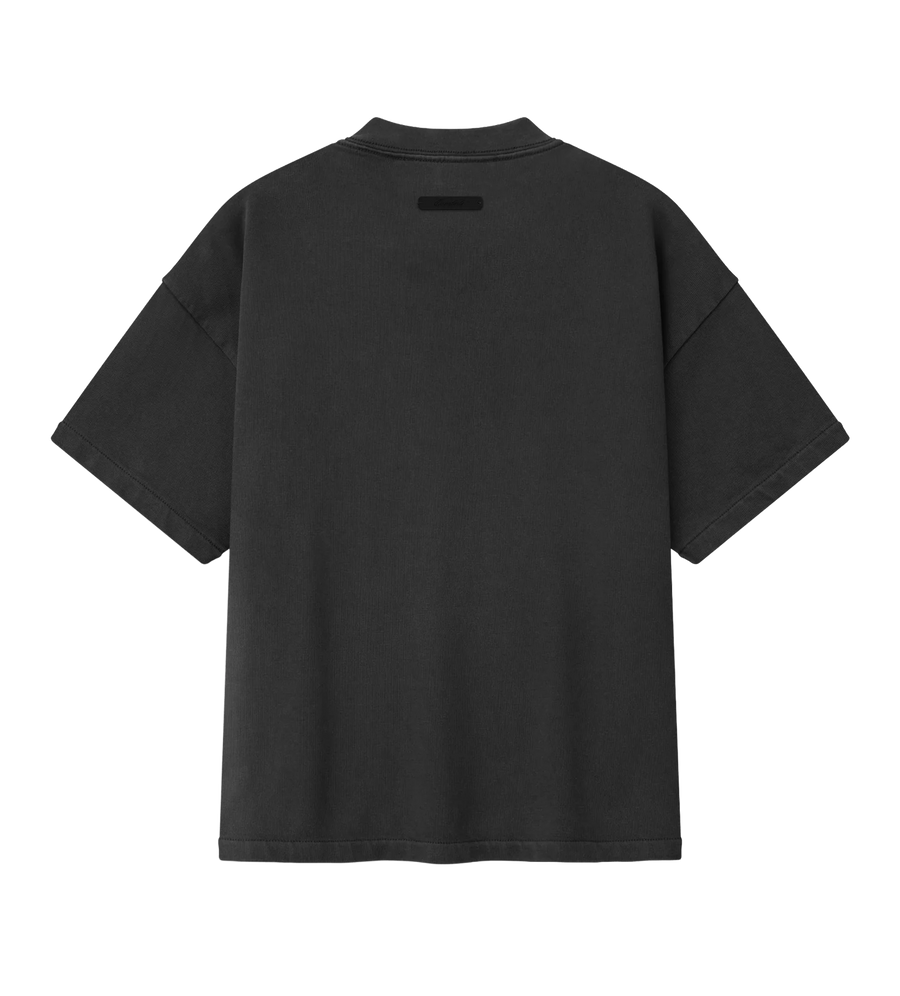 Essentials Campus jaren 90 Tee-in Faded Zwart (Kids)
