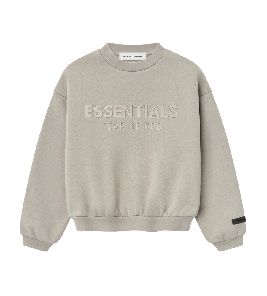 Essentials Fleece Crewneck in Timber (Kids)