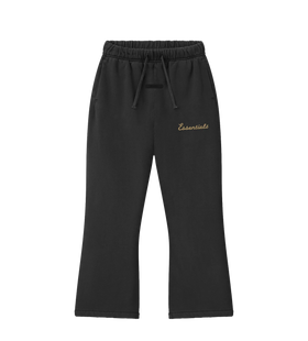 Kids Training Flare Sweatpant in Faded Black