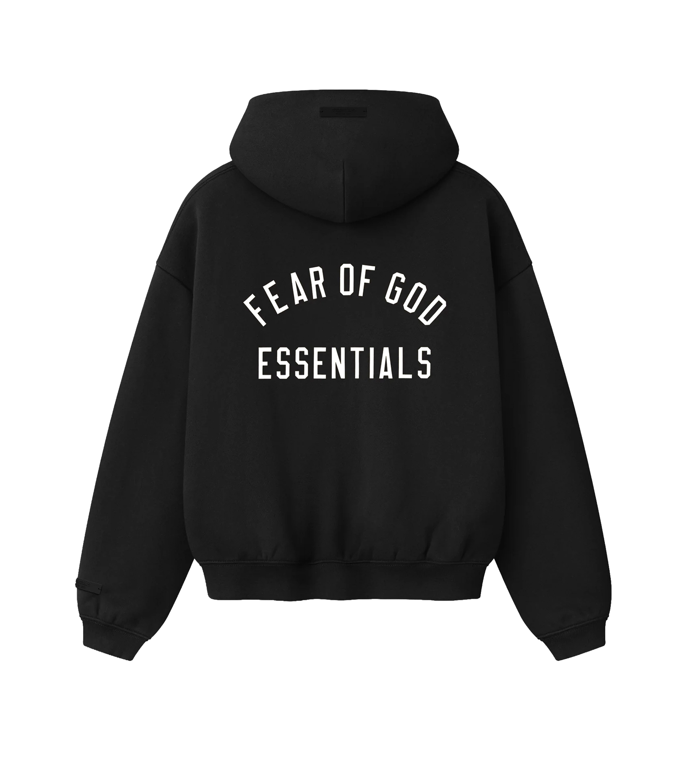 Essentials Classic Full Zip Hoodie in Vintage Black (Kids)