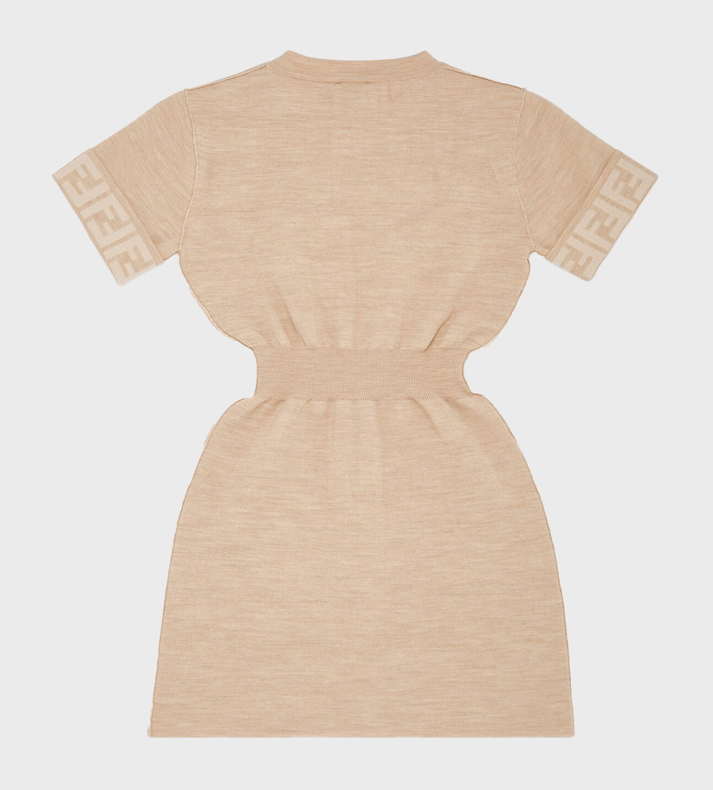 Reversible Knitted Dress Beige