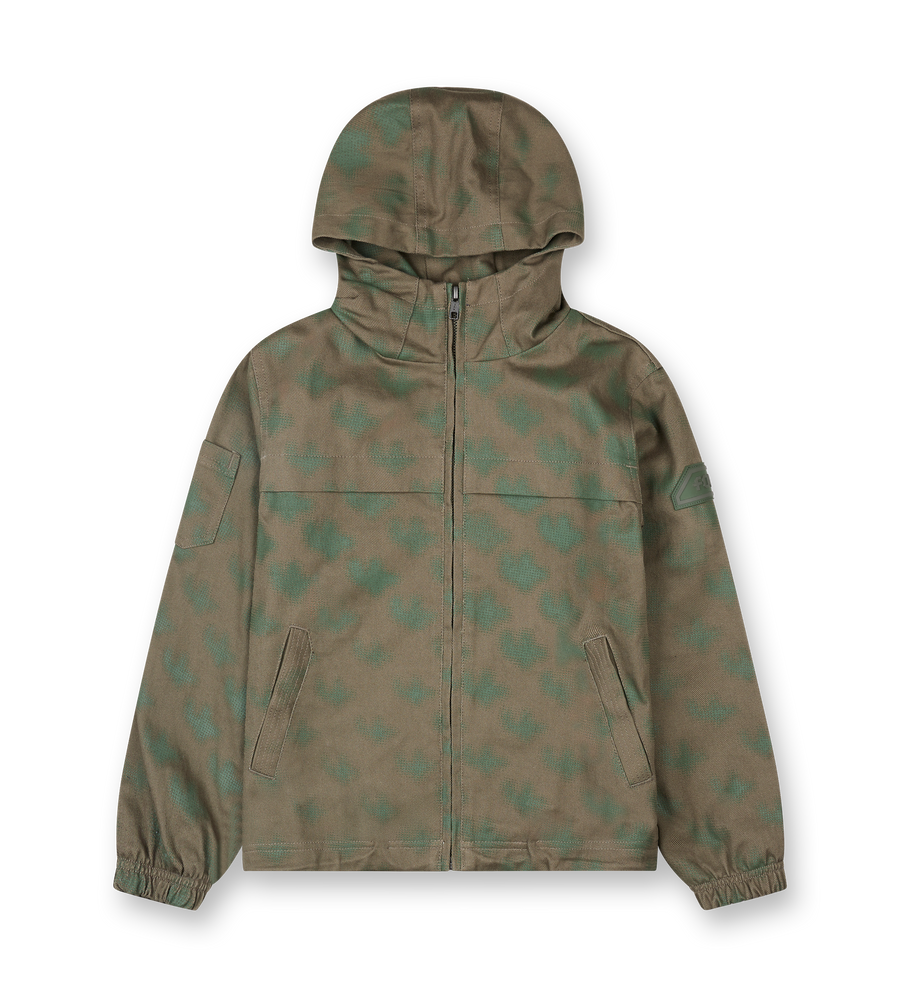 Square Logo Workwear Jacket Moss Green
