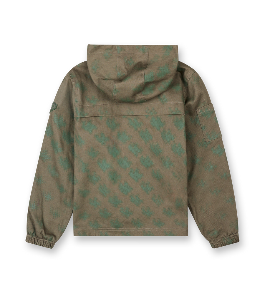 Square Logo Workwear Jacket Moss Green